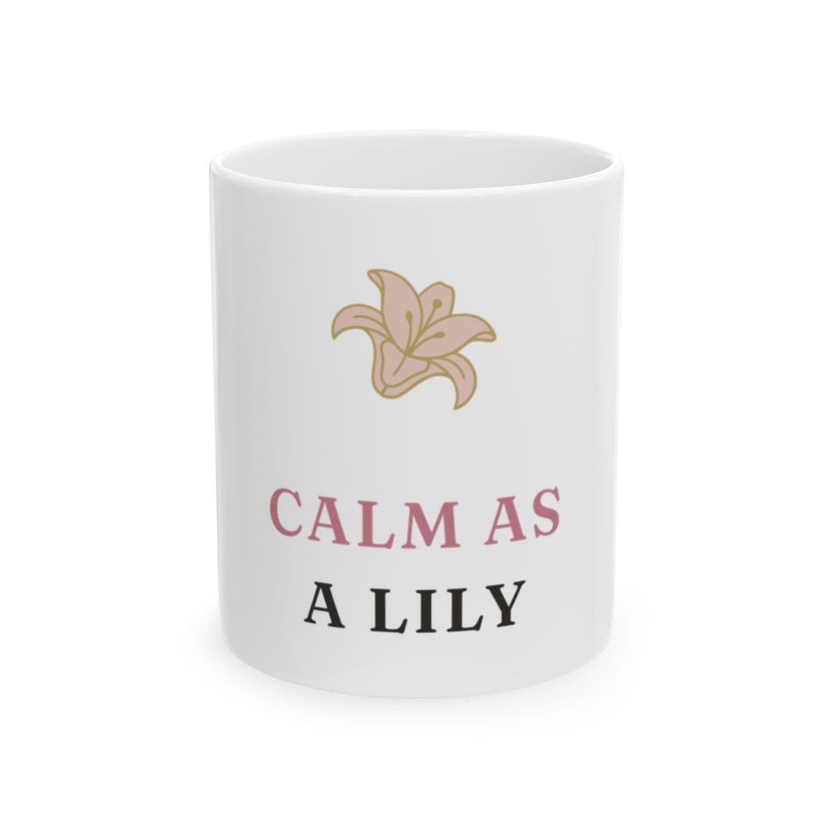 Calm as a Lily Mug