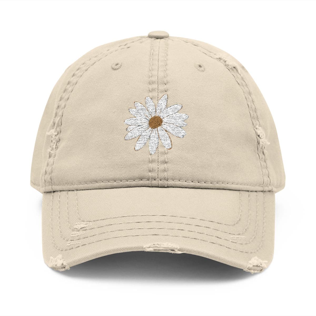 The Daisy Distressed Cap