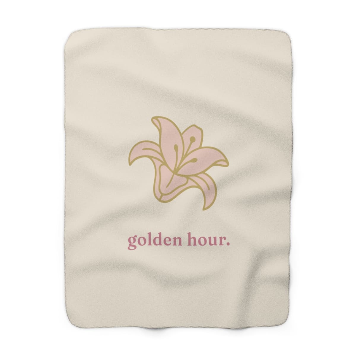 Golden Hour Sherpa Blanket