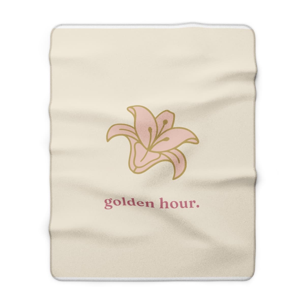 Golden Hour Sherpa Blanket